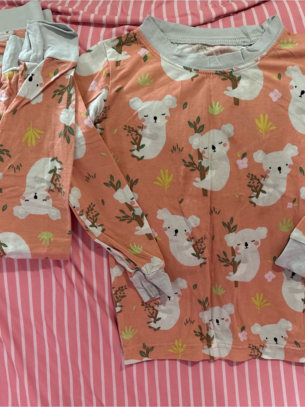 Little sleepies Koala Print Long Sleeve Pajama set